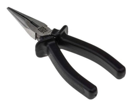 732-808 - RS PRO Chrome Vanadium Steel Pliers Long Nose Pliers, 150 mm Overall Length