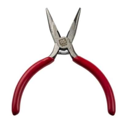847-3765 - RS PRO Chrome Vanadium Steel Pliers Long Nose Pliers, 120 mm Overall Length