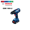 GSR 180-LI CORDLESS DRILL /DRIVER 18V CORDLESS TOOLS BOSCH MACHINERY