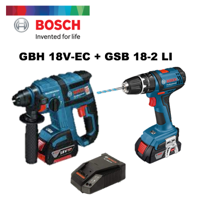 GBH 18V-EC +GSB 18-2 LI COMBO SET