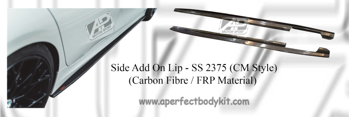 BMW 3 Series G20 Side Add On Lip Carbon Fibre / FRP Material