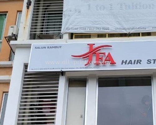 JFA Hair Studio - Eg Box Up Lettering 