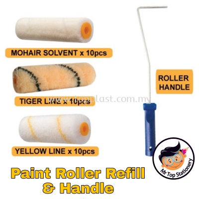 Paint Roller Brush Refill & Handle