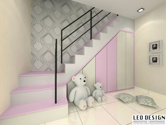 Under Stairs Storage Design Sample In Skudai Johor Bahru