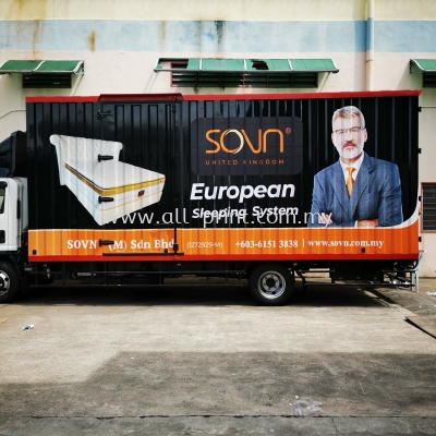 Sovn Matress - Sg Buloh - Lorry Sticker 