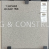 YLH1303M BLACK 30x30cm (Matt) Floor Tiles Porcelain & Ceramic Tiles