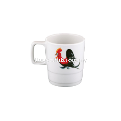 HOOVER CHICKEN ROUND COLLECTION DRINKING MUG 3 1/4'' CK583