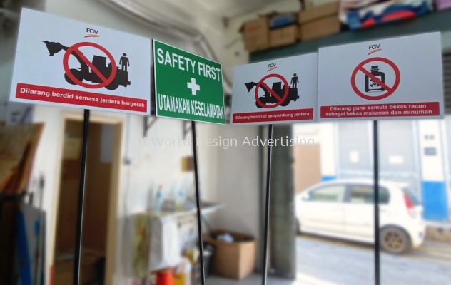 Road Safety Signage | Traffic Construction Site Parking Warning Sign | Tanda Keselamatan Jalan Raya Trafik Amaran | Manufacturer Supplier Installer | Malaysia 