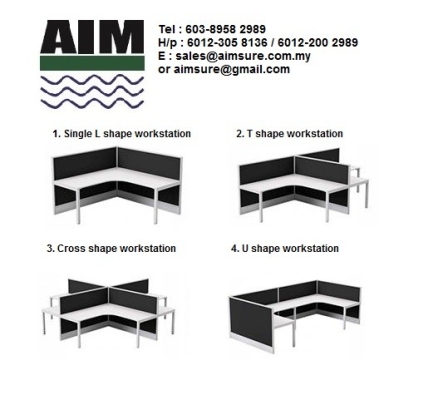 Office workstation combination design