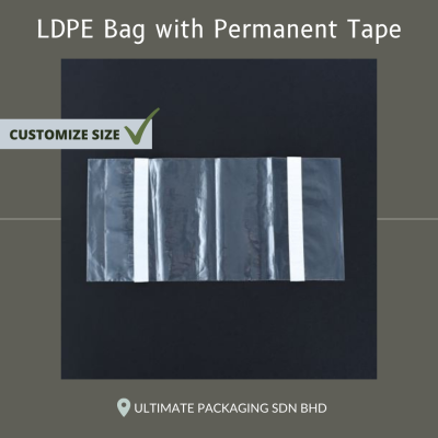 LDPE Bag with Permanent Tape