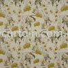 Prestigious Textiles Hampstead Chiswick Ochre Floral Curtain Curtain