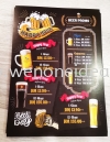 Beer Menu Design & Print Menu Offset & Digital Print