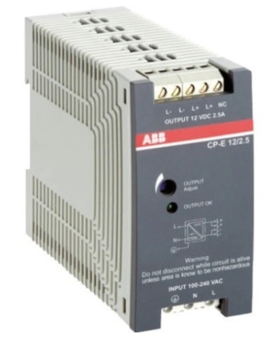  234-363 - ABB CP-E Switch Mode DIN Rail Power Supply 90  264V ac Input, 24V dc Output, 750mA 18W