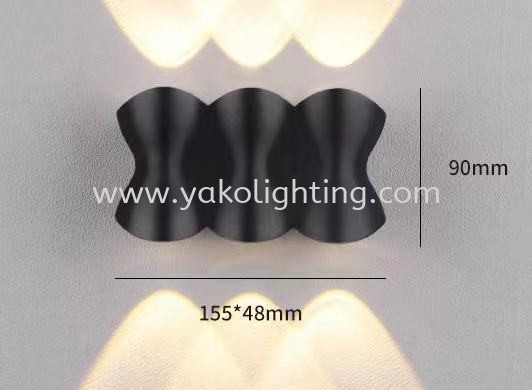 LS-XXW-6W (155X90X48MM) OUTDOOR WALL LAMP 