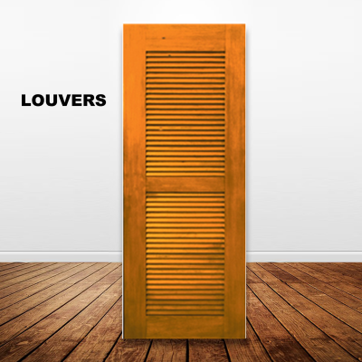 LOUVERS SOLID WOODEN DOOR