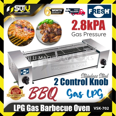 FRESH VSK-702 / VSK702 LPG Gas Barbecue Oven 2.8kPA