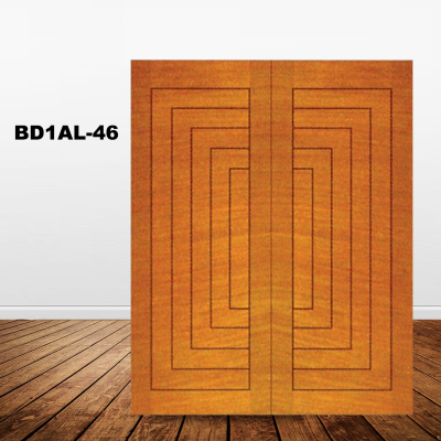 BD1AL-46 CNC DESIGNER WOODEN DOOR