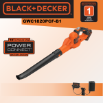 BLACK+DECKER GWC1820PCF-B1 CORDLESS BOOSTER BLOWER