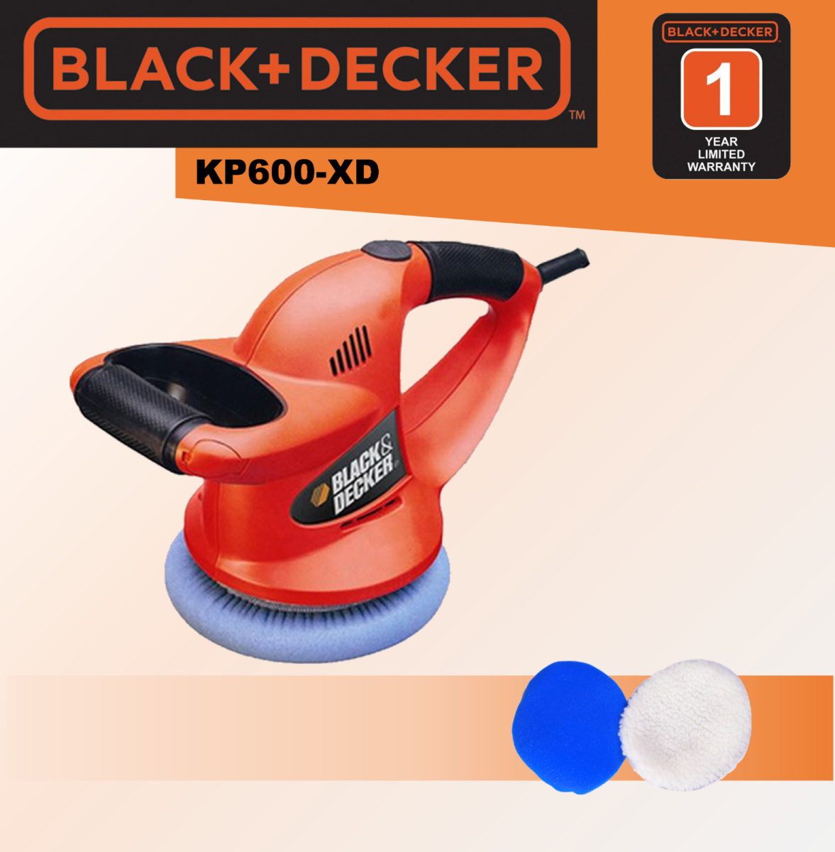 BLACK & DECKER KP600 Car Polisher 