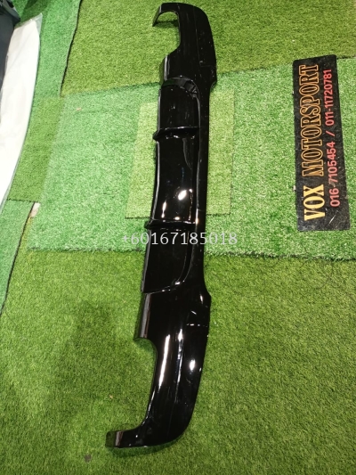 bmw e90 mtech rear diffuser quad gloss black pp material upgrade performance look brand new set