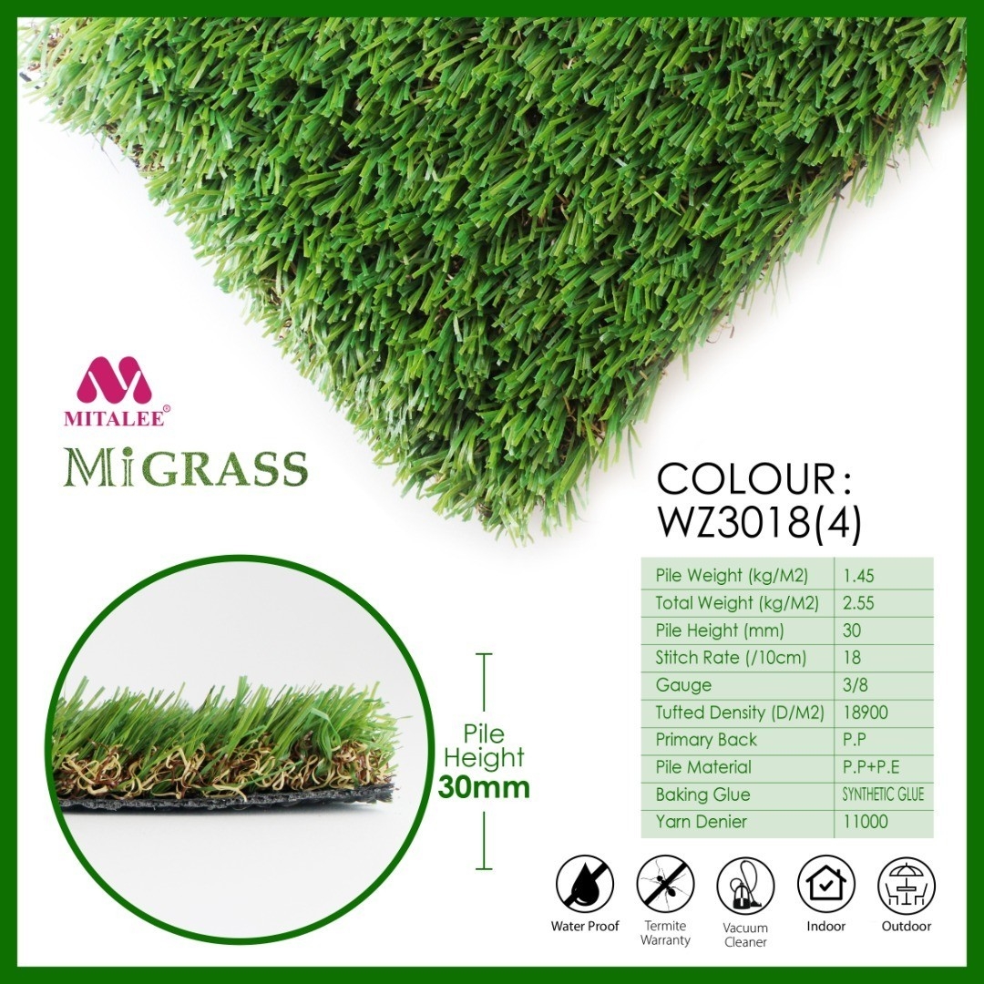 WZ3018(4) Artificial grass Gardening Art & Landscape Choose Sample / Pattern Chart