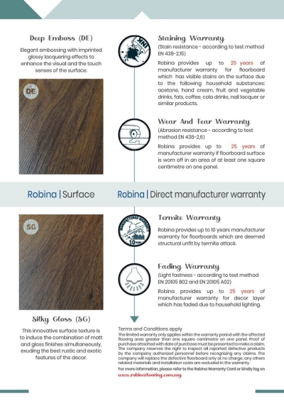 Brosur Lantai Laminate Robina - 2021