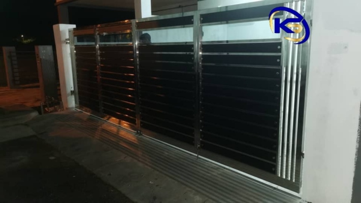 Folding Gate Lorong Permata 5/2, Bandar Permata Lunas, Kulim.