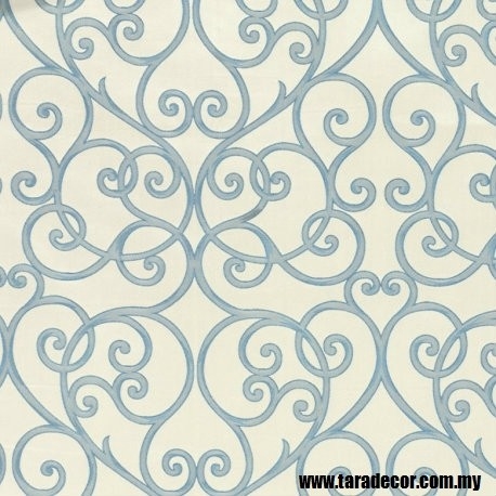 Oval 03 Ocean Cameo Fabric Library Curtain Cloth Textile / Curtain Fabric Choose Sample / Pattern Chart