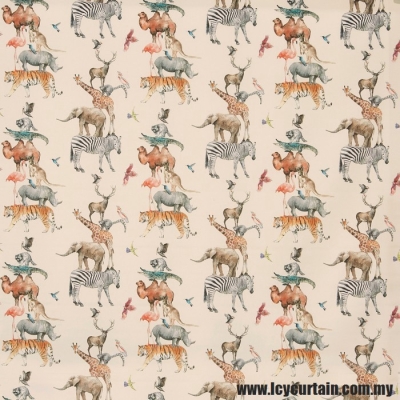 Prestigious Textiles Big Adventure Animal Kingdom Rainbow