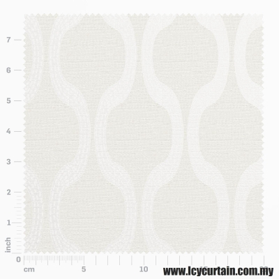 Graphical Curtain Form Crescent 11 Silver