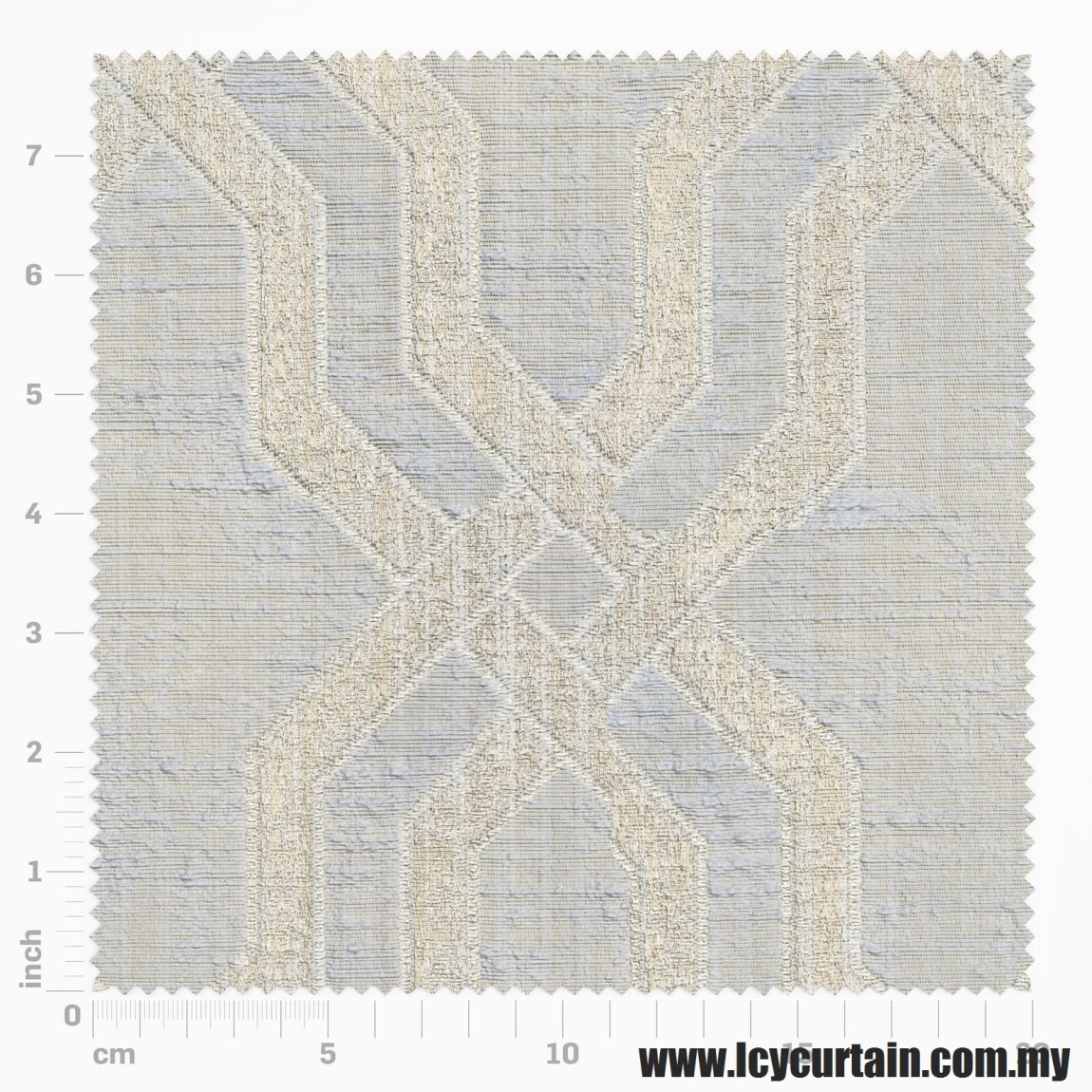 Graphical Striata Modus 04 Gull Graphical Curtain Fabric Curtain Cloth Textile / Curtain Fabric Choose Sample / Pattern Chart