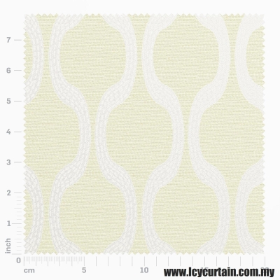 Graphical Curtain Form Crescent 20 Grass