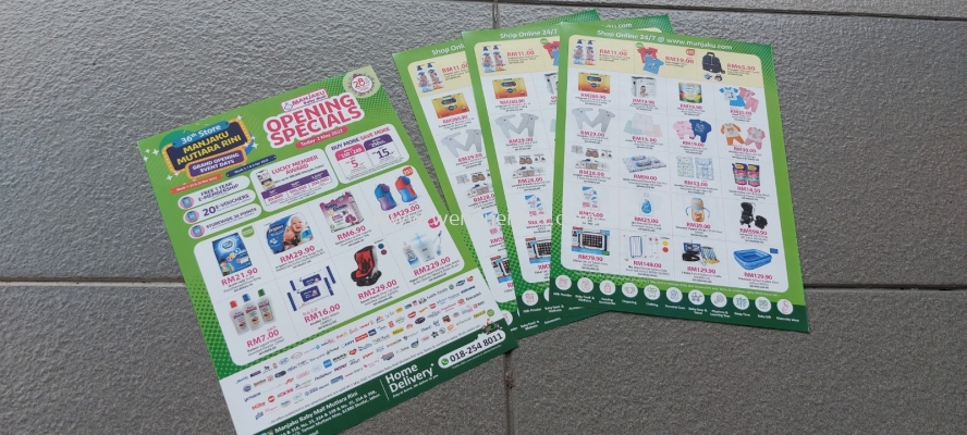 A4 Size Promotion Flyer Print & Distribution