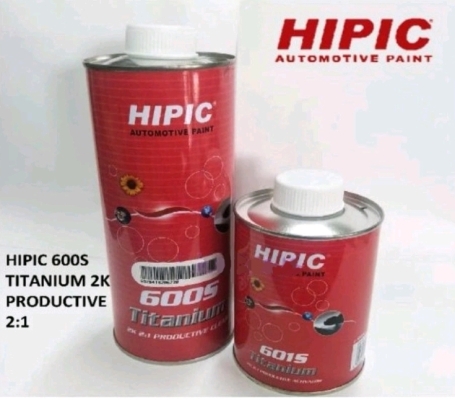 HIPIC 600S 2:1 FAST DRY 2K CLEAR COAT WITH HARDENER -1LITRE (SET)