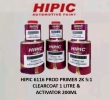 HIPIC 6116 Prod Primer 2k 4:1 Clearcoat 1Liter & Activator 200ML ( CS1 White / CS4 Grey/ CS7 Black Hipic*Axalta Products Car Paint