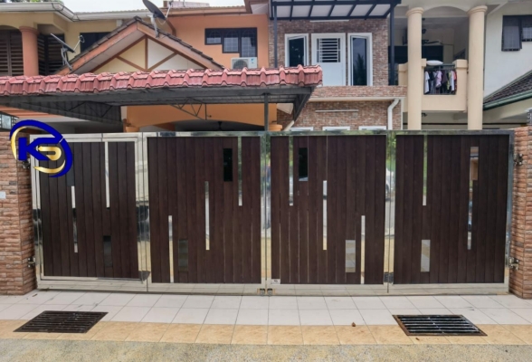 Folding Gate Jalan BBN 11/3H, Deza Melati Fasa 1, Bandar Baru, Nilai, Seremban.