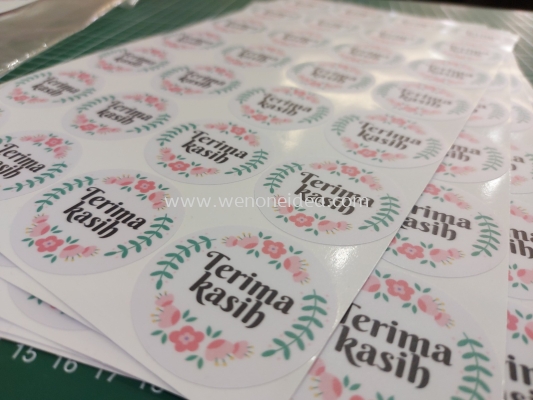 Terima Kasih Label Sticker