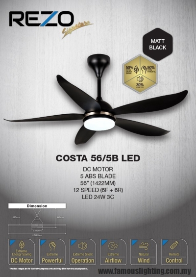 REZO COSTA56/5B LED