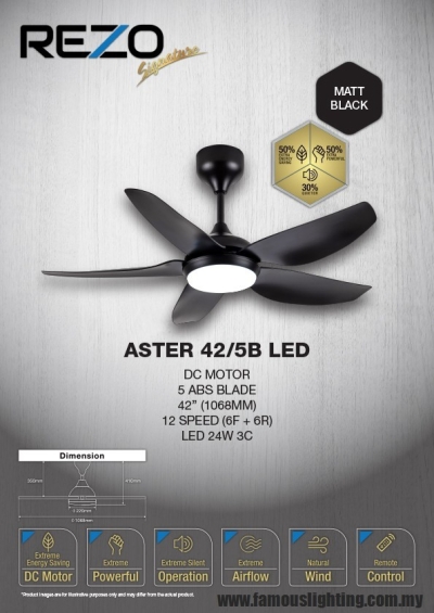 REZO ASTER42/5B LED