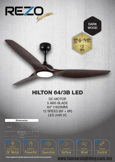 REZO HILTON 643B LED