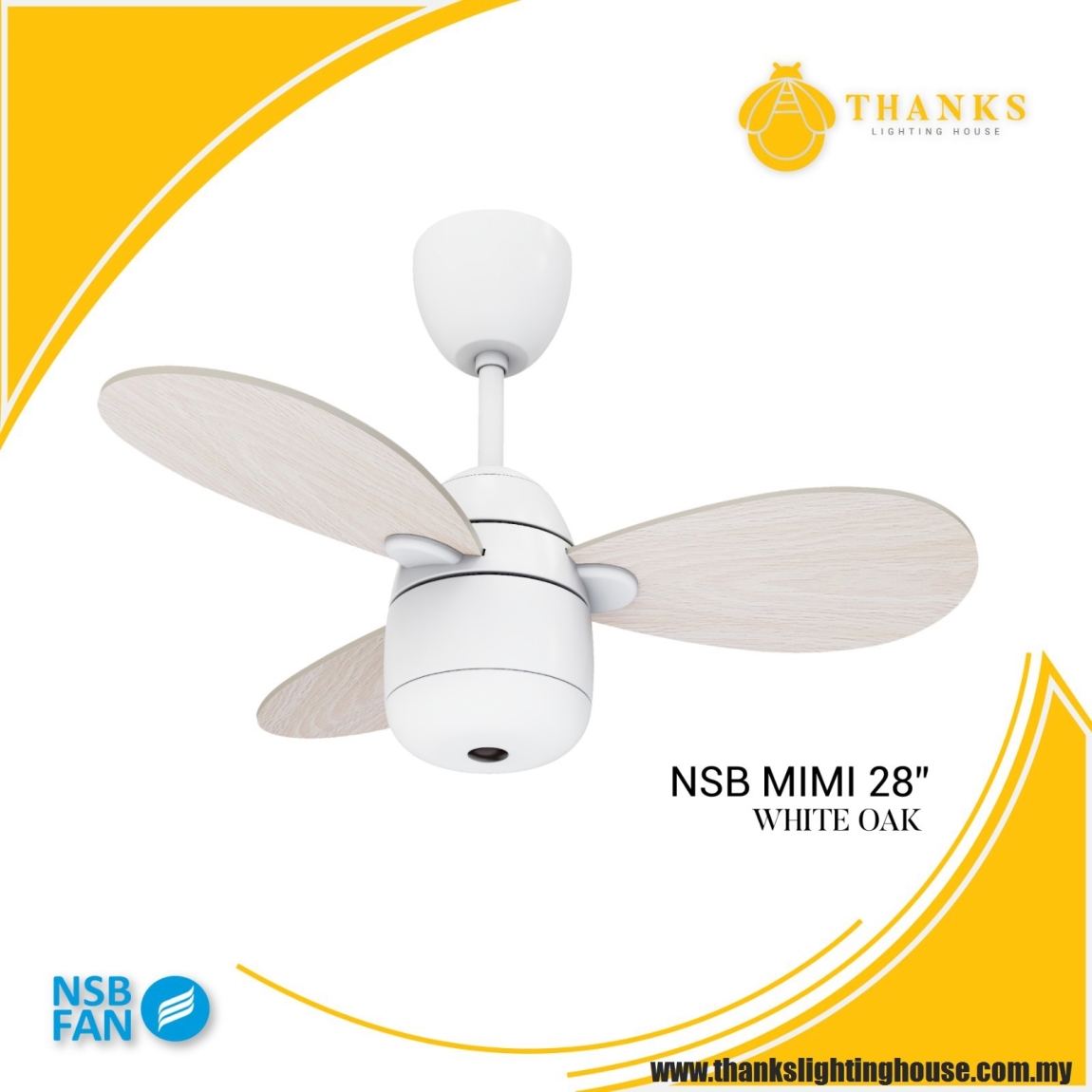 NSB MIMI 42" BABY CEILING FAN NSB Baby Fan  Baby Ceiling Fan  Choose Sample / Pattern Chart