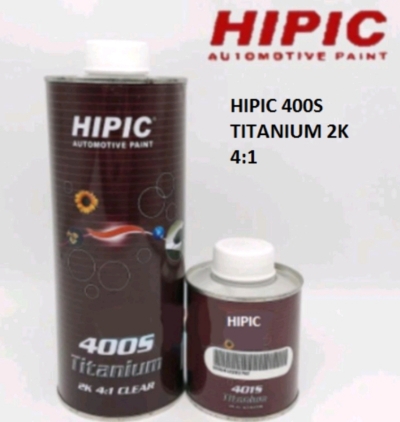 HIPIC 400S Clearcoat TITANIUM 2K 4-1 CLEAR (SET)