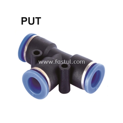 PUT ONE TOUCH FITTING (SHPI) (BLUE)