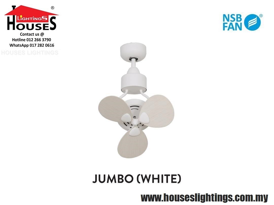 JUMBO - WHITE - NSB NSB Baby Fan  Baby Ceiling Fan  Choose Sample / Pattern Chart