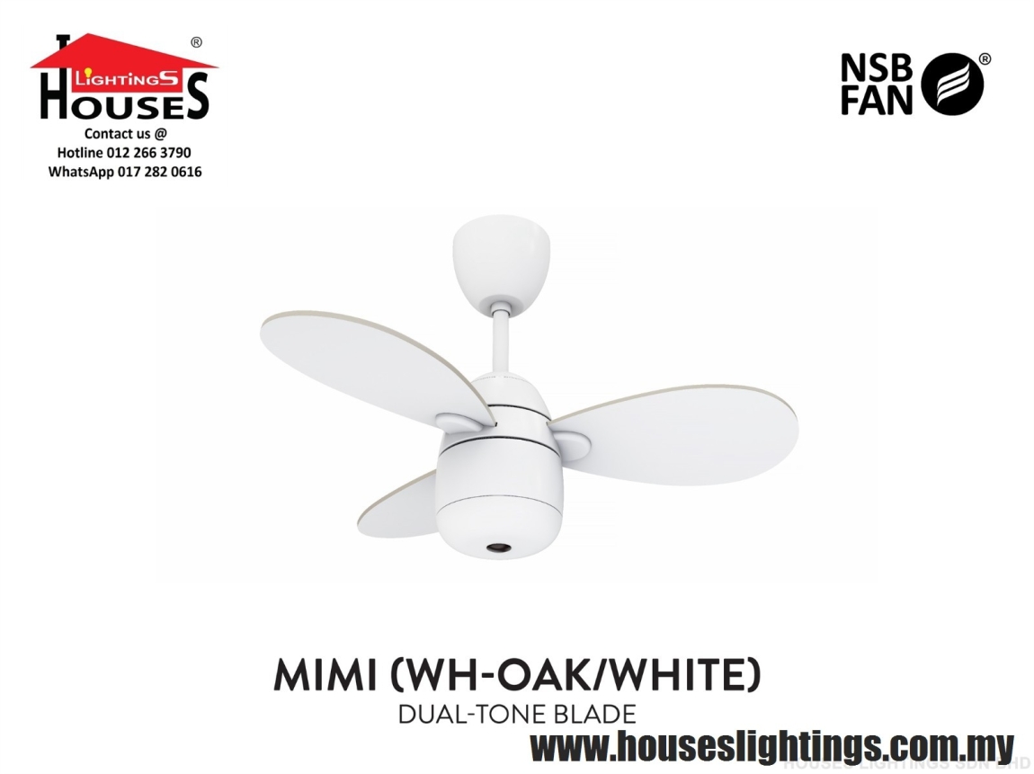 NSB MIMI WH+WH (28) NSB Baby Fan  Baby Ceiling Fan  Choose Sample / Pattern Chart