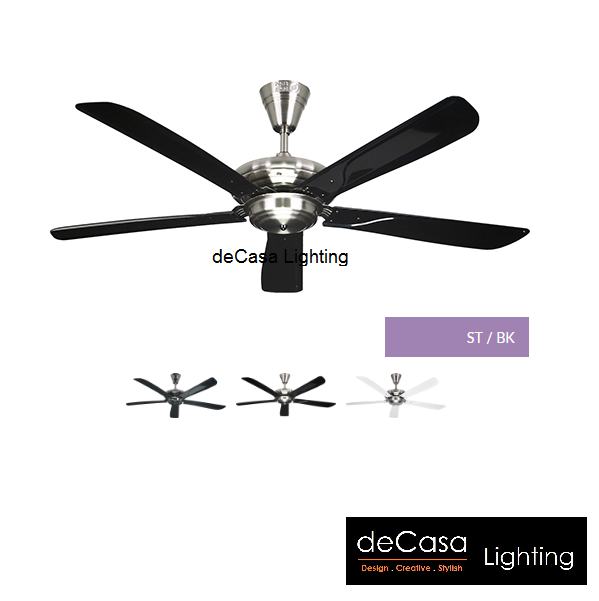 NSB X-TREME FAN ST BLACK NSB Ceiling Fan Fan & Fan Decoration Choose Sample / Pattern Chart