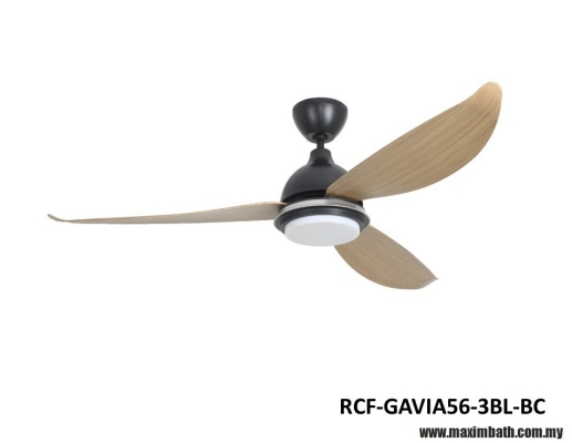 Rubine Ceiling Fan - RCF-GAVIA56-3BL-BC