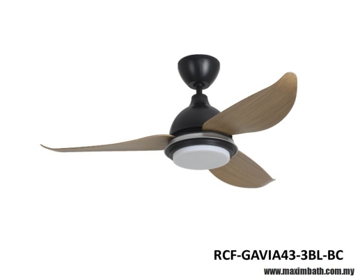 Rubine Ceiling Fan - RCF-GAVIA43-3BL-BC