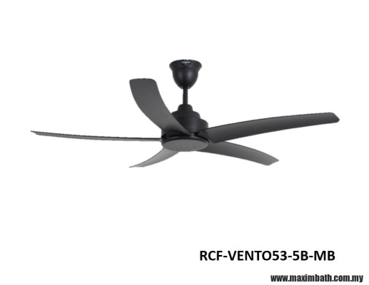 Rubine Ceiling Fan - RCF-VENTO53-5B-MB