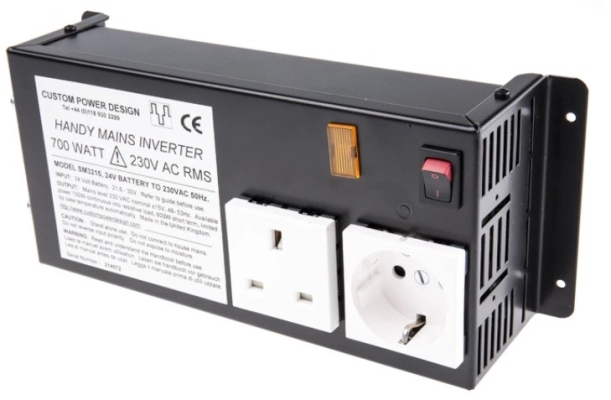 243-1743 - 700W Fixed Installation DC-AC Power Inverter, 24V dc / 230V ac